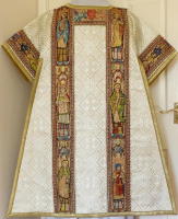 Antique White High Mass Set Vestments